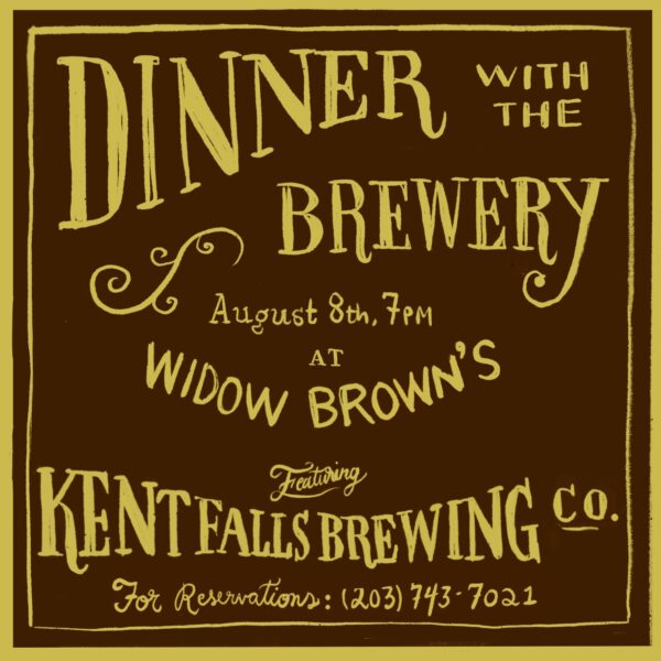 Dinner With The Brewery @ Widow Browns